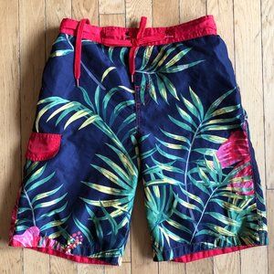 Youth's Smith's American Floral Print Board Shorts